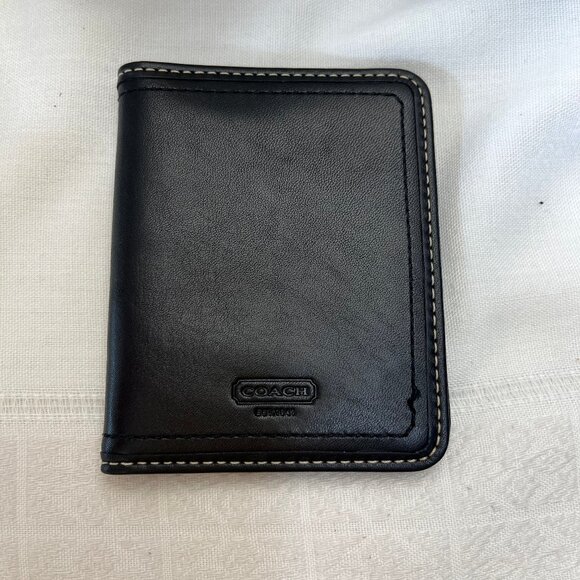 Vintage (1990's) Coach Black Photo Folio Wallet - Unused - Picture 3 of 3